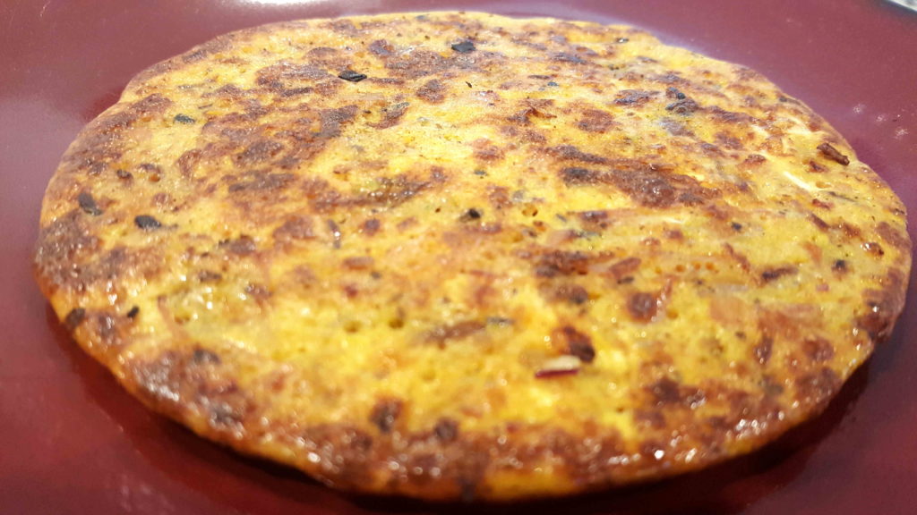 Masala omelet ready